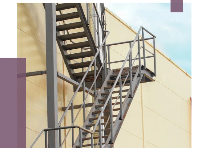 Пожарные лестницы в Приморско-Ахтарске от 12166 руб. — монтаж и продажа | ПРОЛЁТ-Прр