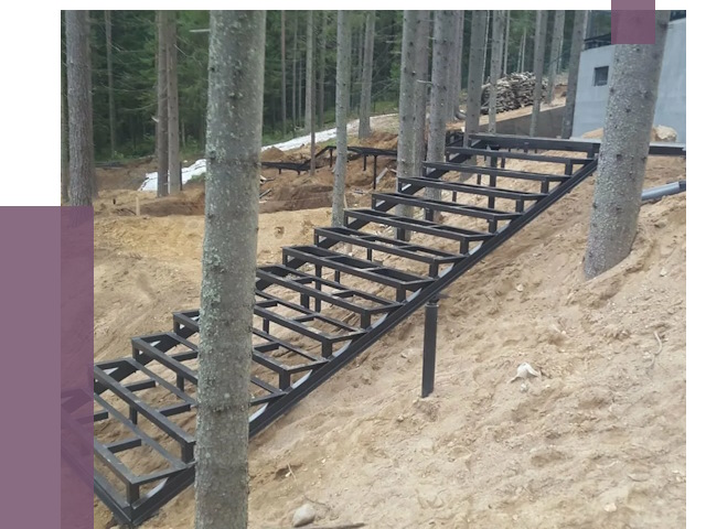 Монтаж металлических лестниц в Приморско-Ахтарске от 13433 руб. 