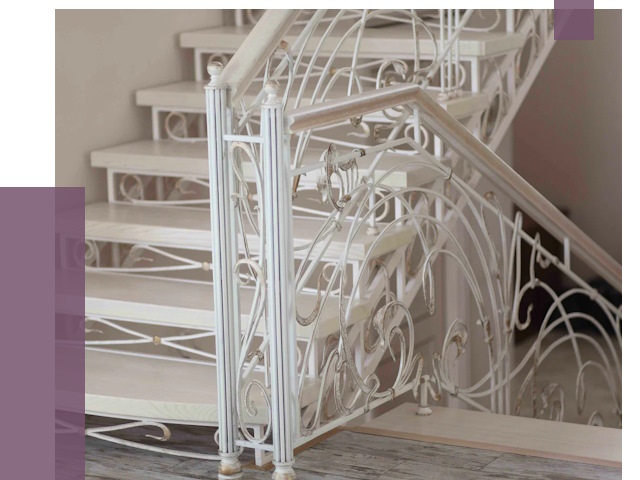 Изготовление кованых лестниц на заказ в Приморско-Ахтарске от 86173 руб. | ПРОЛЁТ-Прр