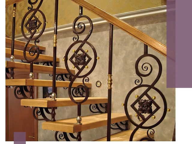 Изготовление кованых лестниц под ключ в Приморско-Ахтарске