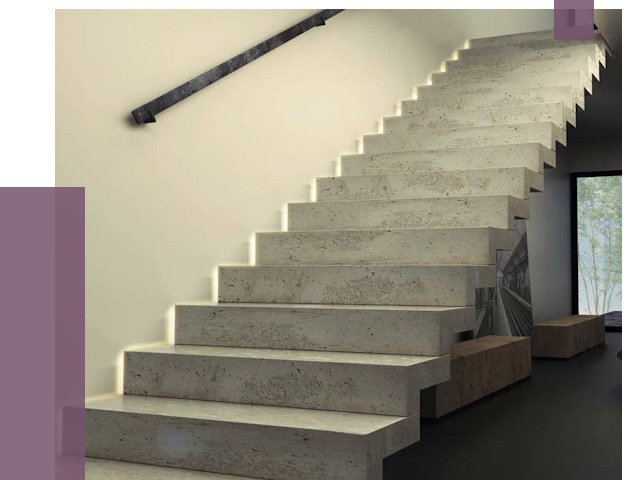 Облицовка бетонных лестниц в Приморско-Ахтарске от 4562 руб/м2 