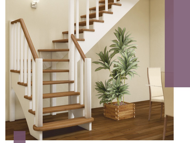 Г-образные лестницы под ключ в Приморско-Ахтарске — изготовление и монтаж