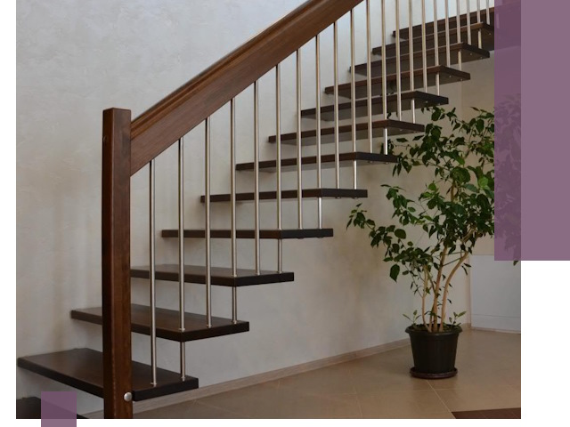 Лестницы на больцах под ключ в Приморско-Ахтарске – изготовление и монтаж