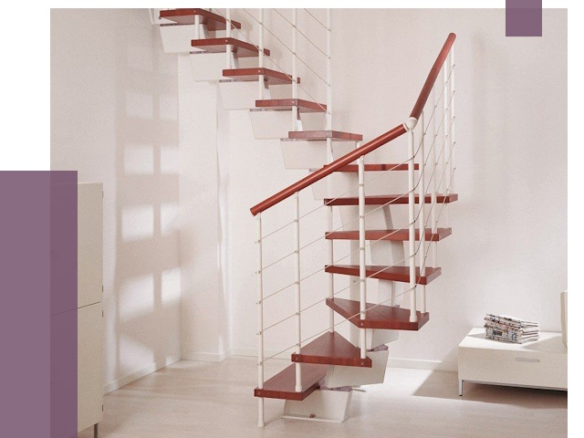 Изготовление лестниц на больцах в Приморско-Ахтарске от 9631 руб. | ПРОЛЁТ-Прр