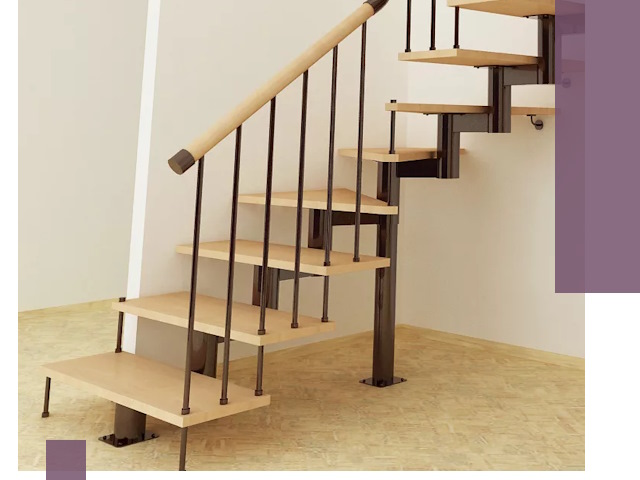 Монтаж лестниц на больцах в Приморско-Ахтарске — быстро и надежно