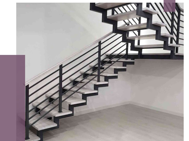 Лестницы на металлокаркасе под ключ в Приморско-Ахтарске от 12673 руб. | ПРОЛЁТ-Прр