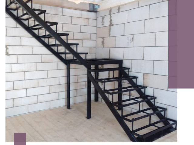 Лестницы на металлокаркасе под ключ в Приморско-Ахтарске — изготовление и монтаж