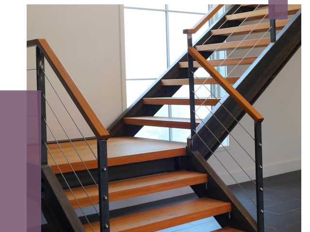 Изготовление лестниц на металлокаркасе в Приморско-Ахтарске от 18755 руб. | ПРОЛЁТ-Прр