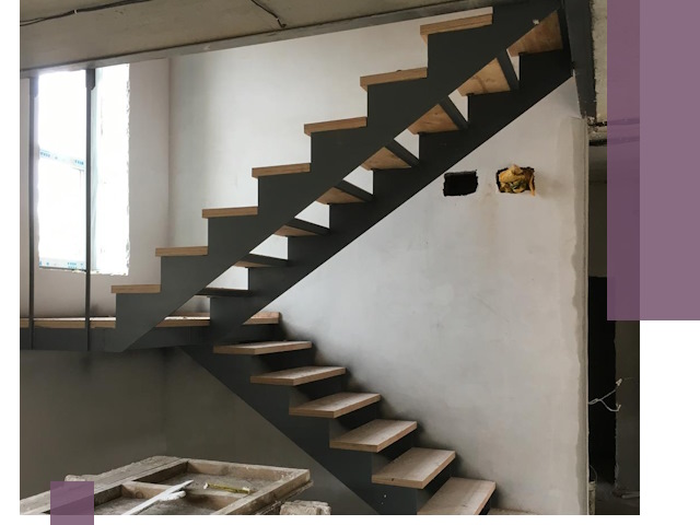 Изготовление лестниц на металлокаркасе в Приморско-Ахтарске от производителя