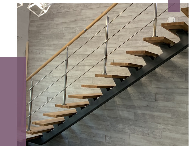 Изготовление лестниц на монокосоуре в Приморско-Ахтарске от 75528 руб. 