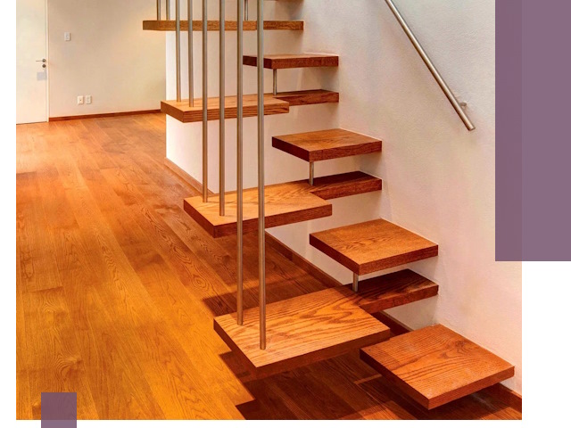 Лестницы «гусиный шаг» на заказ в Приморско-Ахтарске для узких пространств