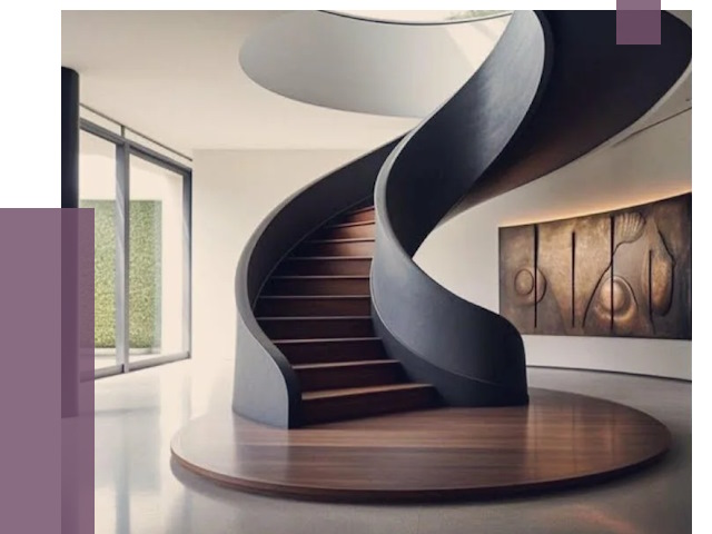 Элитные лестницы под заказ в Приморско-Ахтарске от 187553 руб. — ПРОЛЁТ-Прр