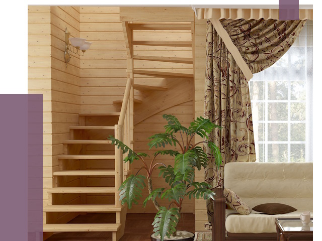 Лестницы для дачи в Приморско-Ахтарске от 75275 руб.  | ПРОЛЁТ-Прр