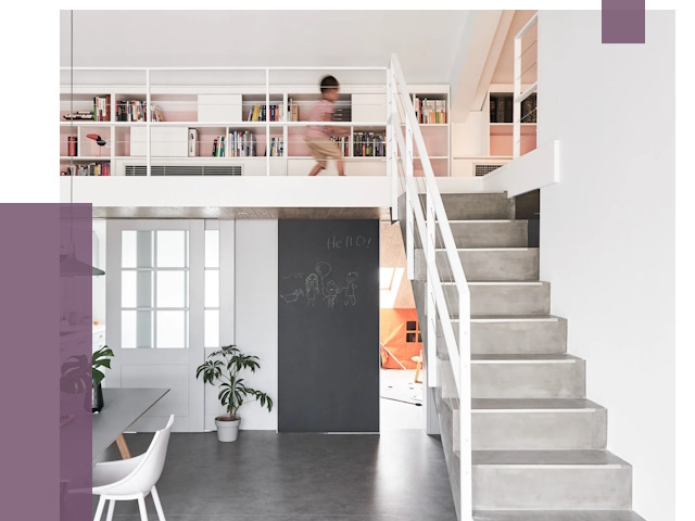 Лестницы для двухуровневой квартиры в Приморско-Ахтарске от 174881 руб. | ПРОЛЁТ-Прр