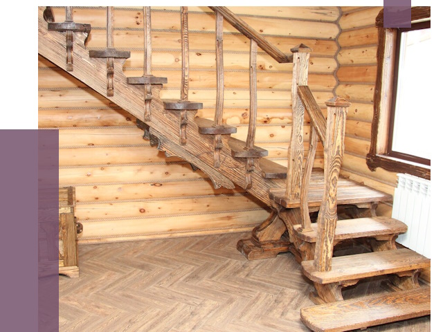 Лестницы в баню в Приморско-Ахтарске от 18958 руб. — изготовление | ПРОЛЁТ-Прр