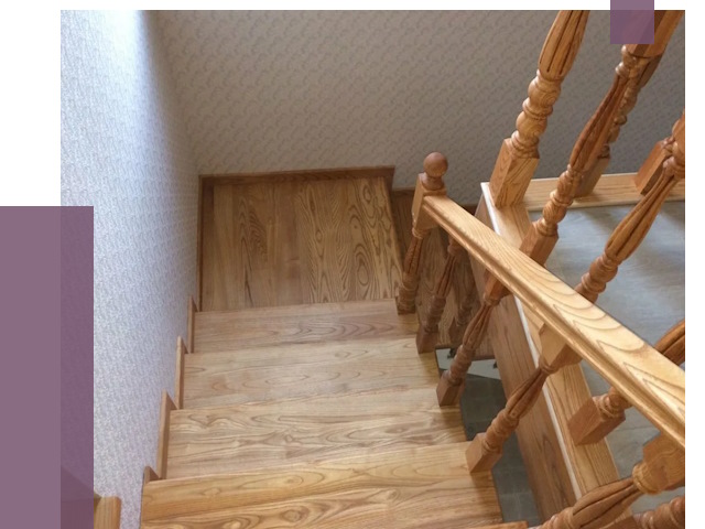 Сосновые лестницы в Приморско-Ахтарске под ключ от 8009 руб.  | ПРОЛЁТ-Прр