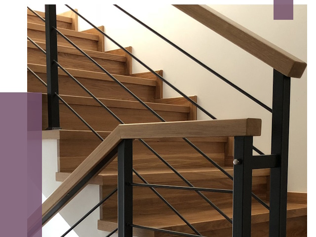 Обшивка металлической лестницы деревом в Приморско-Ахтарске от 4309 руб.