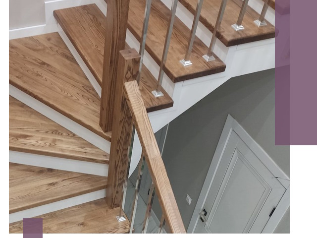 Обшивка металлических лестниц под ключ в Приморско-Ахтарске