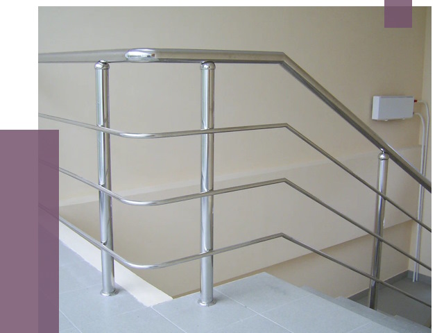 Алюминиевые перила в Приморско-Ахтарске от 6286 руб. под ключ | ПРОЛЁТ-Прр