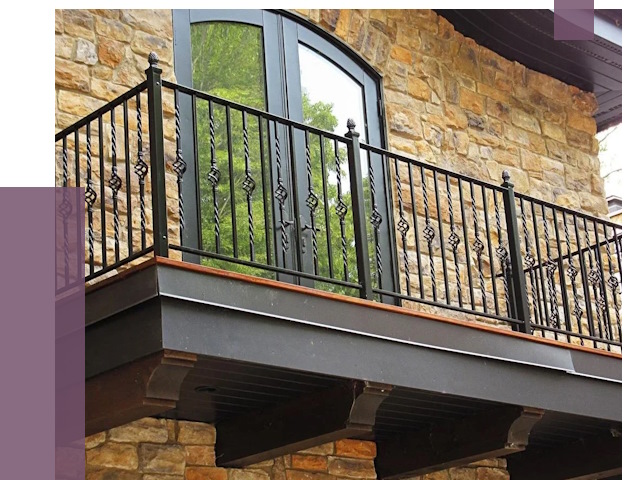 Балконные ограждения в Приморско-Ахтарске от 7958 руб. — купить | ПРОЛЁТ-Прр