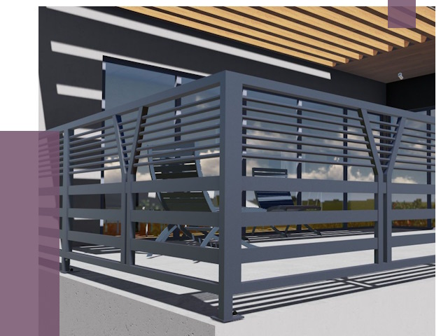 Изготовление балконных ограждений в Приморско-Ахтарске от 10645 руб. | ПРОЛЁТ-Прр