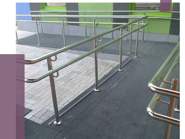 Ограждения пандусов в Приморско-Ахтарске от 4309 руб. монтаж | ПРОЛЁТ-Прр