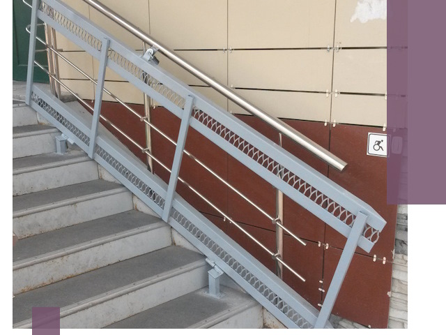 Изготовление откидных пандусов под ключ в Приморско-Ахтарске