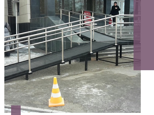 Стационарные пандусы под ключ в Приморско-Ахтарске — изготовление и монтаж