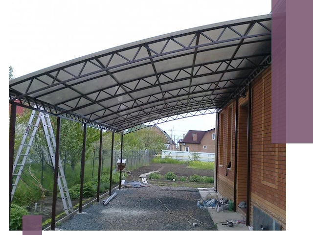 Профессиональный монтаж навесов под ключ в Приморско-Ахтарске