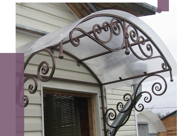 Изготовление козырьков в Приморско-Ахтарске от 7299 руб. — заказать | ПРОЛЁТ-Прр