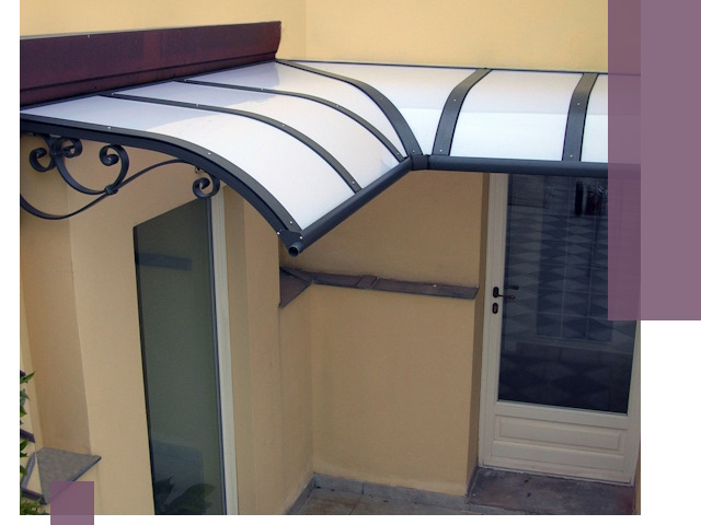 Монтаж козырьков любой сложности в Приморско-Ахтарске под ключ