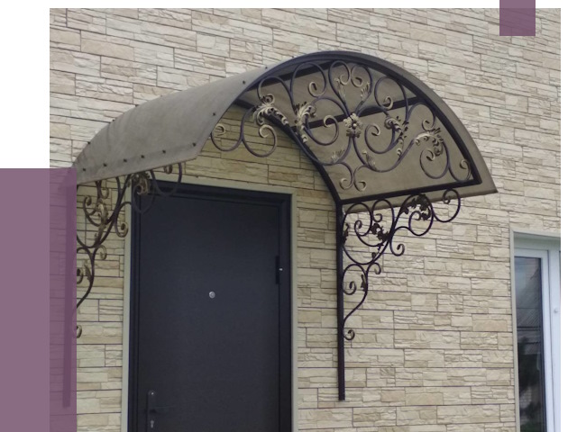 Ремонт козырьков в Приморско-Ахтарске от 7350 руб.  | ПРОЛЁТ-Прр