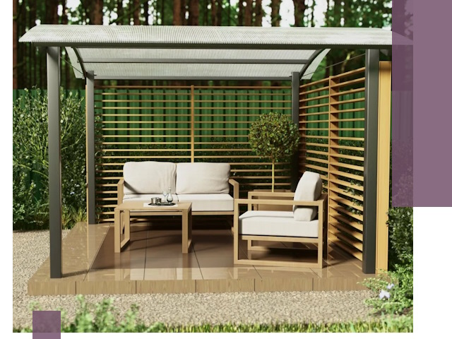 Навесы для дачи в Приморско-Ахтарске: изготовление, монтаж и демонтаж