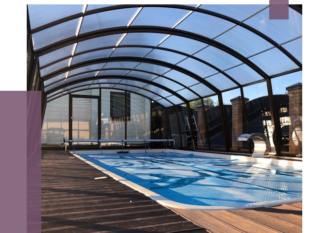 Навесы для бассейна в Приморско-Ахтарске от 16626 руб. под ключ | ПРОЛЁТ-Прр