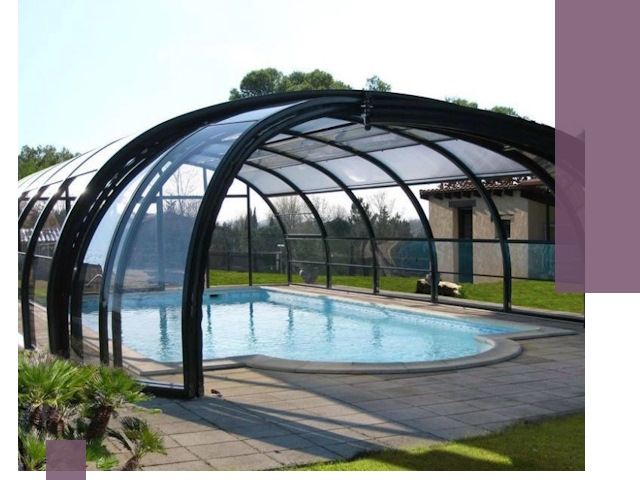 Навесы для бассейна в Приморско-Ахтарске: изготовление и монтаж под ключ