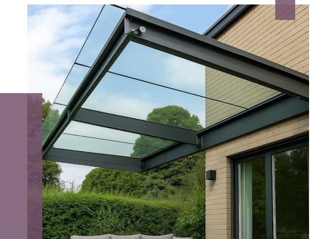 Стеклянные навесы и козырьки в Приморско-Ахтарске от 12166 руб.