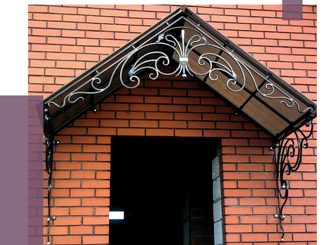 Металлические козырьки в Приморско-Ахтарске от 10594 руб. 