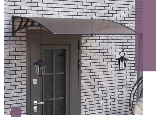 Недорогие козырьки и навесы под ключ в Приморско-Ахтарске