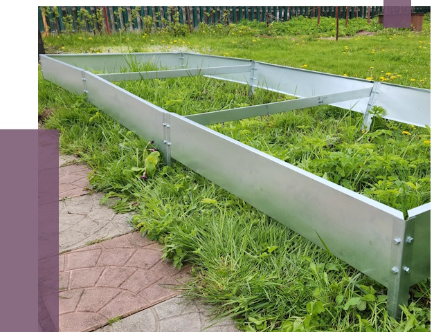 Металлические бордюры для грядок в Приморско-Ахтарске от 1774 руб.