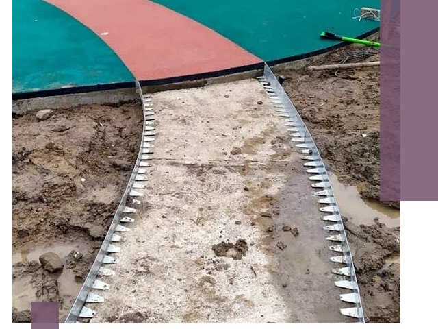 Металлические бордюры для дорожек в Приморско-Ахтарске — монтаж и изготовление