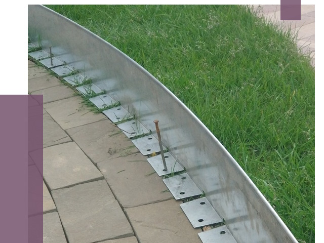 Металлические бордюры для тротуаров в Приморско-Ахтарске от 8617 руб.