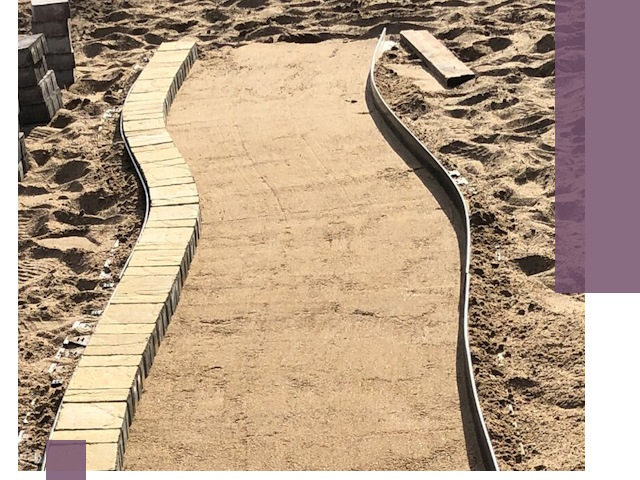 Металлические бордюры для тротуаров в Приморско-Ахтарске — прочные и долговечные