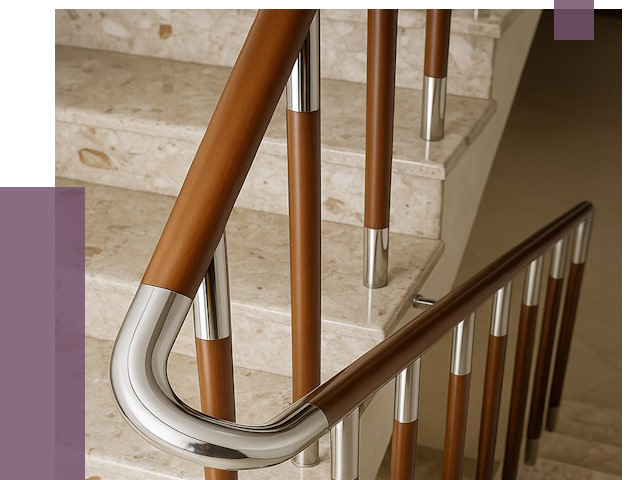 Монтаж поручней в Приморско-Ахтарске от 9631 руб. монтаж под ключ | ПРОЛЁТ-Прр