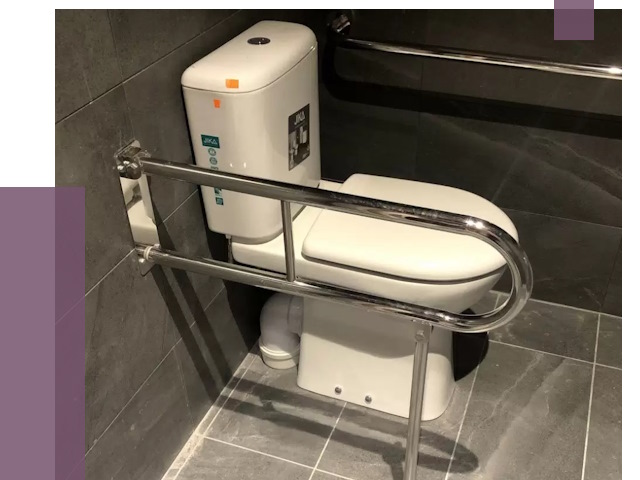 Поручни для санузлов в Приморско-Ахтарске от 4258 руб.  | ПРОЛЁТ-Прр