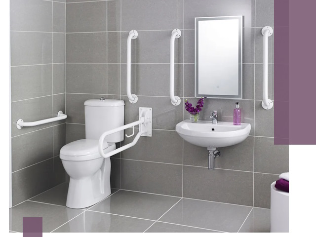 Поручни для санузлов в Приморско-Ахтарске: установка, ремонт и монтаж