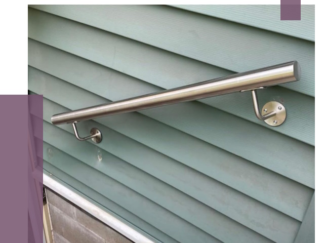 Поручни из нержавеющей стали в Приморско-Ахтарске от 7604 руб.  | ПРОЛЁТ-Прр